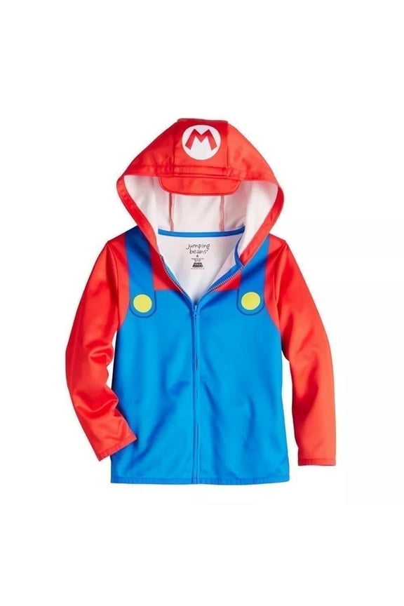 Super Mario Boys Fleece Hoodie,  Size 10
