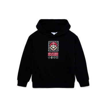 Super Mario Boys Hoodie, Sizes 4-18