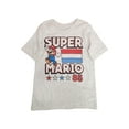 thumbnail image 1 of Super Mario Boys Light Gray Short Sleeve Video Gamer Tee Shirt T-Shirt 4, 1 of 1