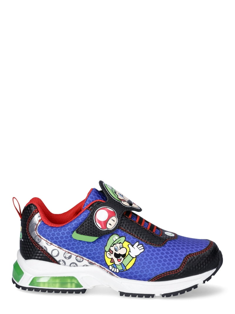 Super Mario Boys Light Up Slip On Sneakers - Walmart.com