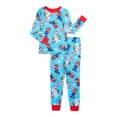 thumbnail image 1 of Super Mario Boys Snug Fit Long Sleeve Top and Sleep Pants, 2-Piece Pajama Set, Sizes 4-10, 1 of 4
