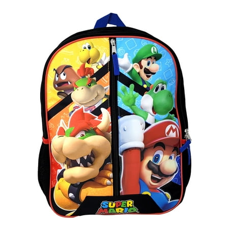 Super Mario Bros 16" Backpack - Let go go go