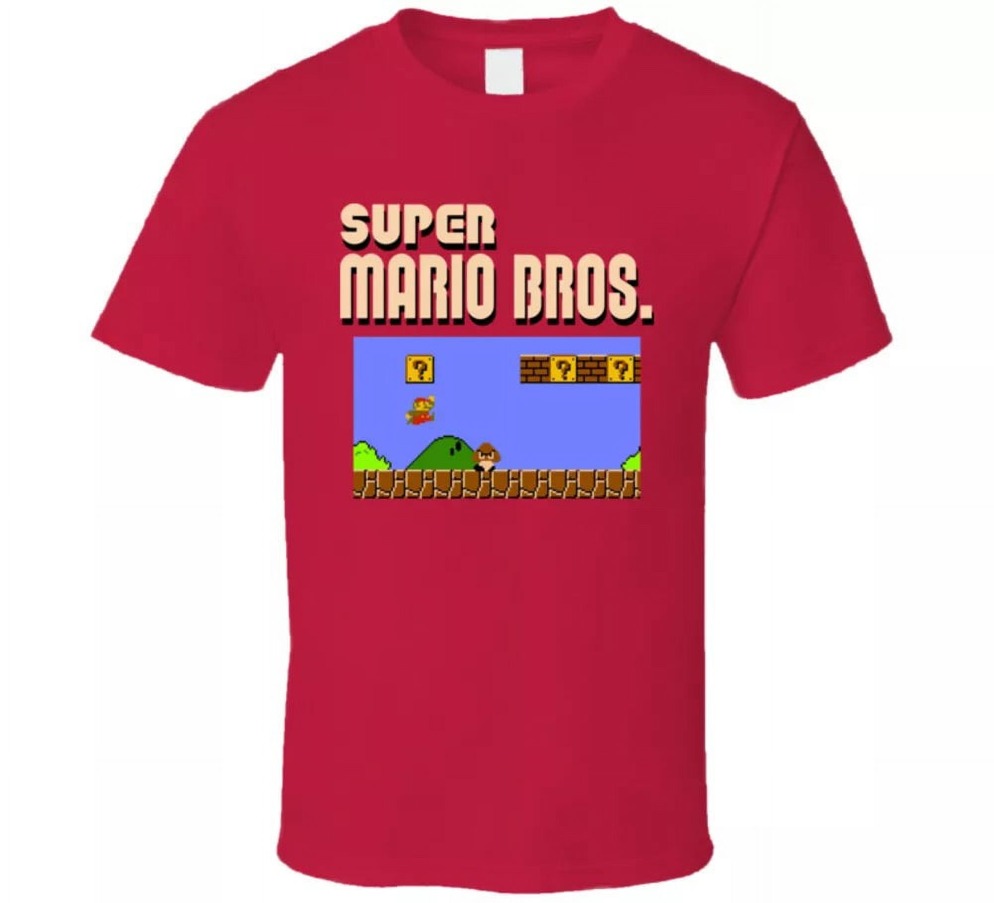 Super mario bros 1985 best video games of all time t shirt walmart