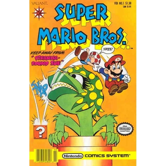 Super Mario Bros. (2nd Series) #1 VF ; Valiant Comic Book