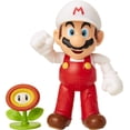thumbnail image 1 of Super Mario Bros. 4" Series 3 Mario with Fire Flower Action Figure Set, 1 of 8