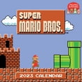 thumbnail image 1 of Super Mario Bros. 8-Bit Retro 2023 Wall Calendar with Bonus Diecut Notecards (Calendar), 1 of 1