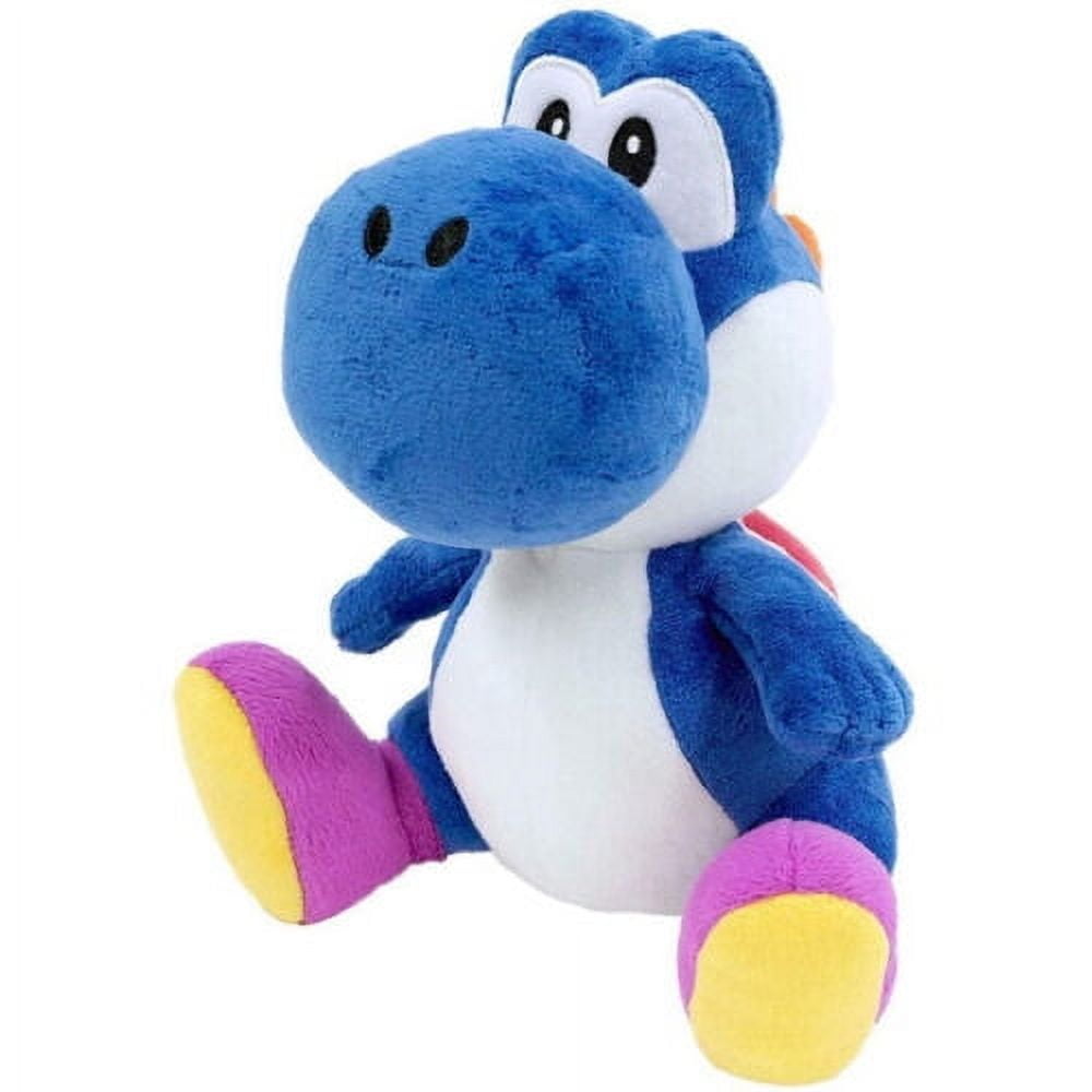 Super Mario Bros All Star Collection Light Blue Yoshi 8" Plush [Little Buddy] | #Catalog