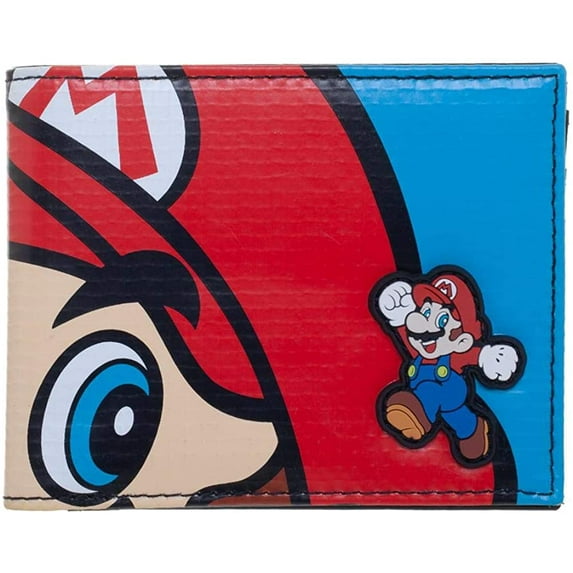 Super Mario Bros Bi-Fold Wallet for mens