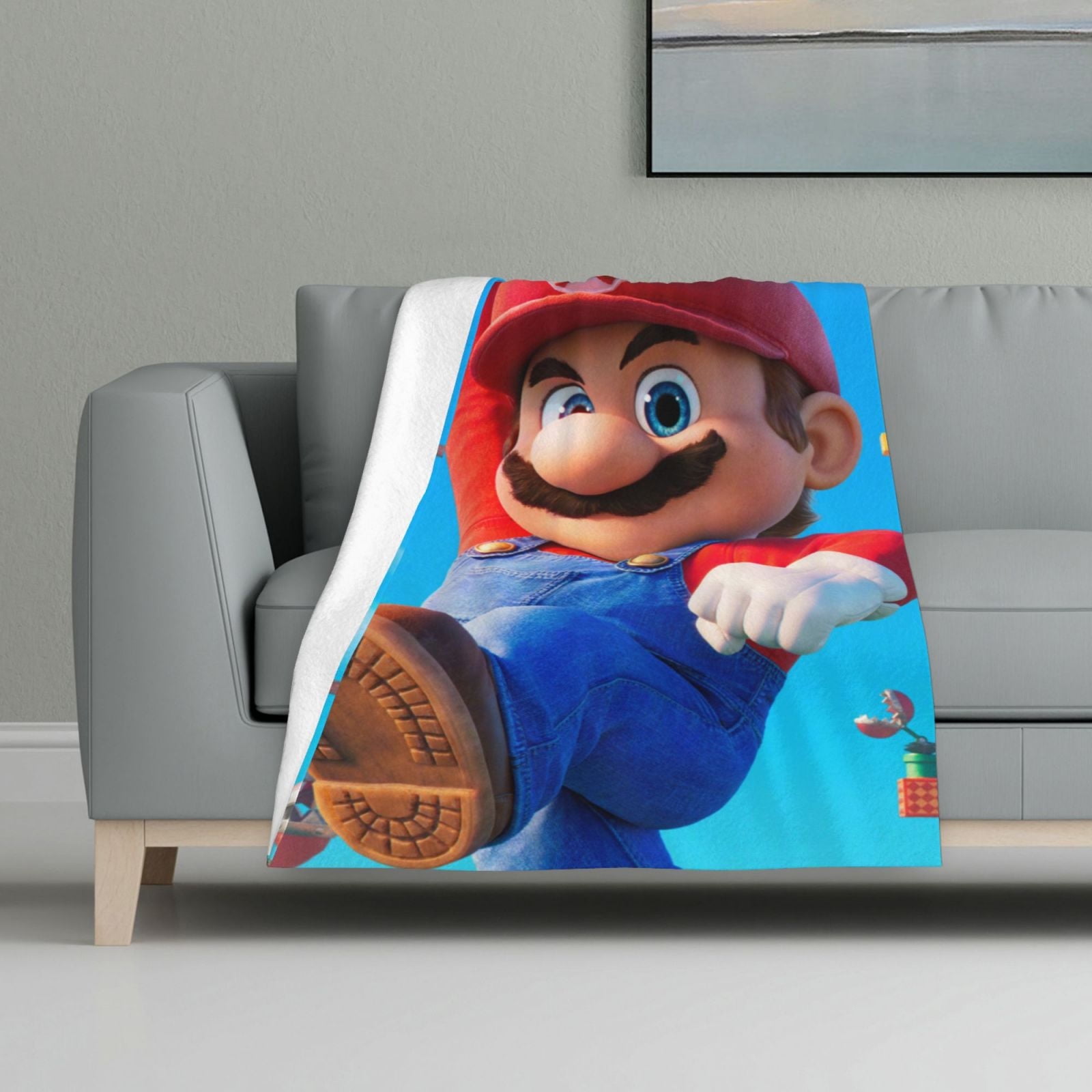 Super Mario Bros Blanket Cozy Ultra Soft Micro Fleece Throw Blanket Sofa Flannel Blanket Decor Gift Bed Blanket 32x48in Walmart