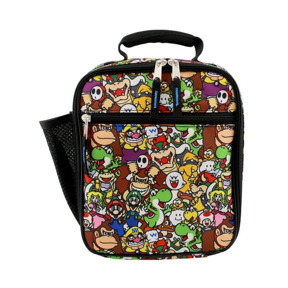 Super Mario Bros Boy's Girl's Soft Insulated School Lunch Box B19NN42874