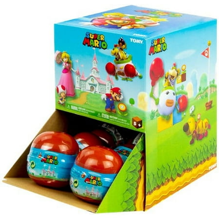 Super Mario Bros. Buildable Figure Mystery Box, 12 Blind Packs, Multicolor, Collectible, Ages 3+