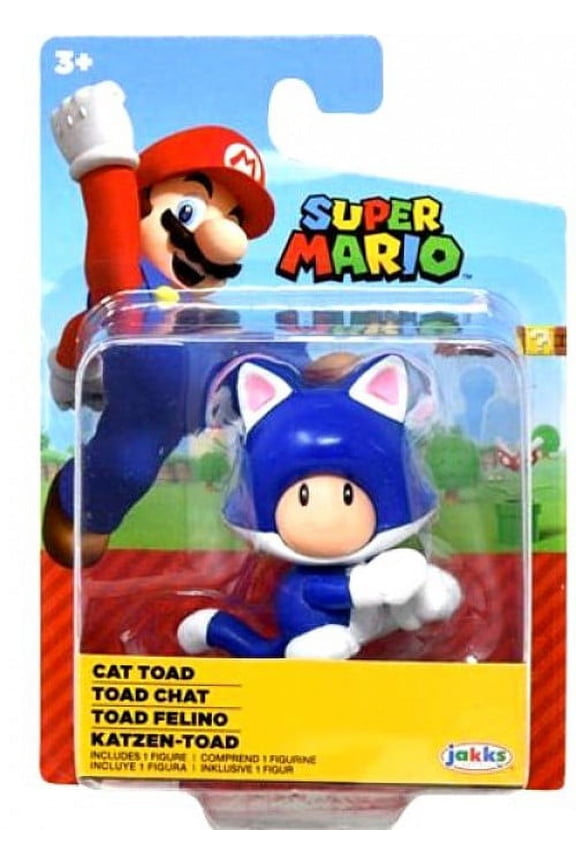 Cat Toad Mini Figure, Pose-able, 2.5 inches, Action Figures
