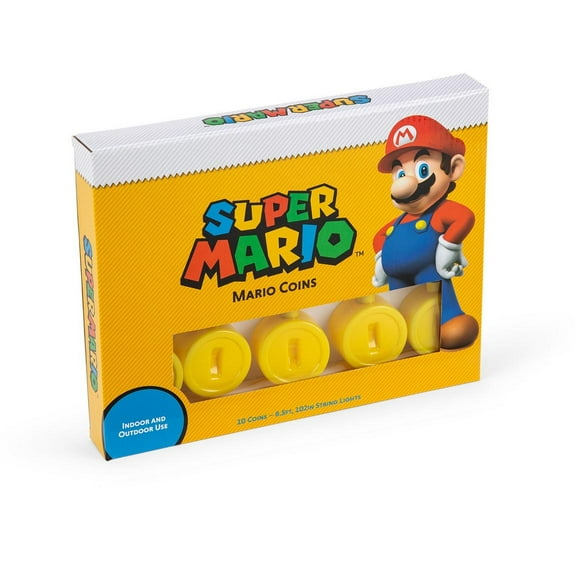 Super Mario Bros. Coin String Lights