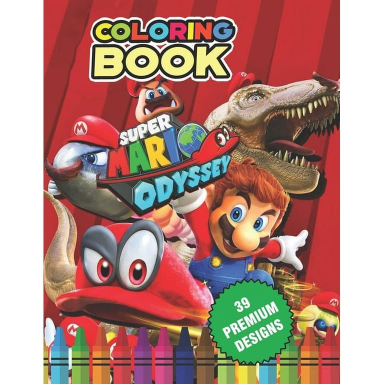 Super Mario Coloring Book : Super Mario Jumbo Coloring Book With Premium  Images For All Funs (Paperback)