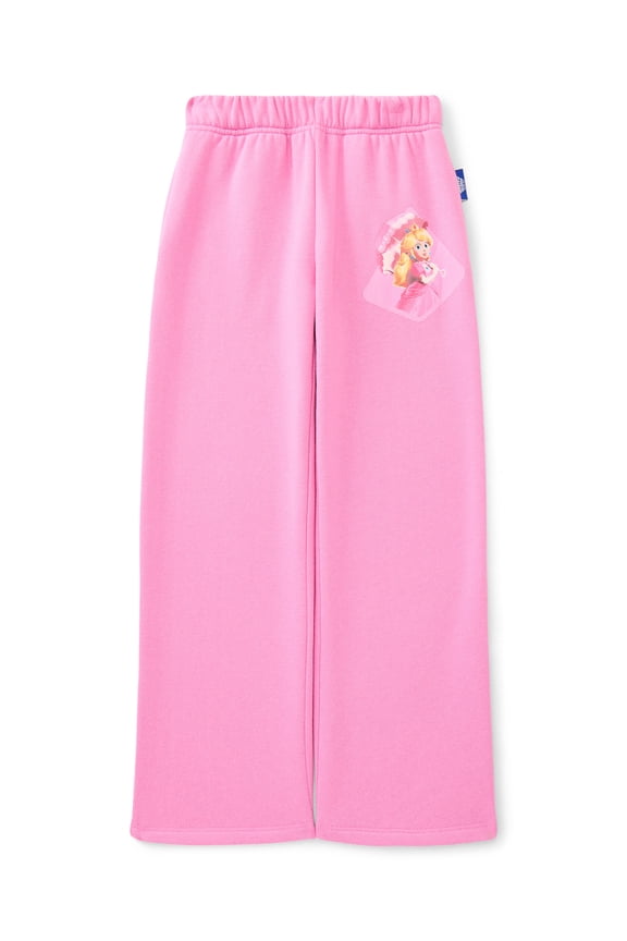 Girls' & Big Girls' Graphic Sweatpants, Peach, Sizes 4-16