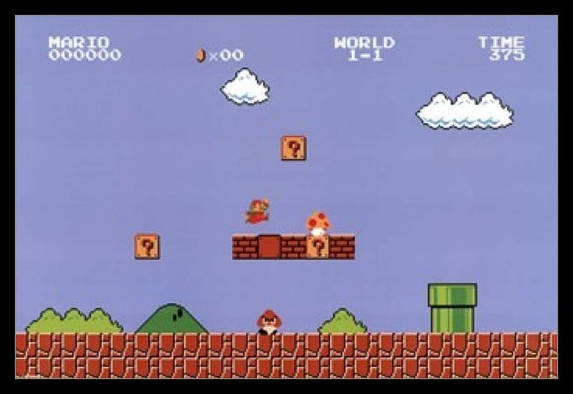 Super Mario Level 1-1 Poster 24) (36 x - Bros.