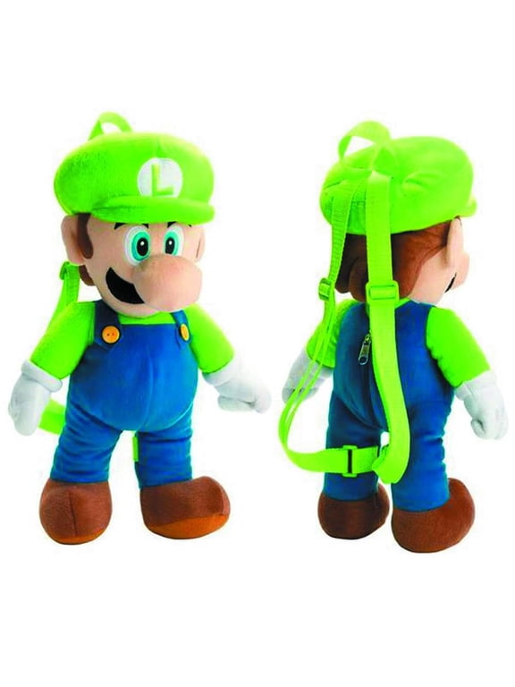 Super Mario Bros. Luigi 16" Plush Backpack