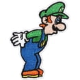 thumbnail image 1 of Super Mario Bros. Luigi Character 2.5" Tall Embroidered Iron On Patch, 1 of 1