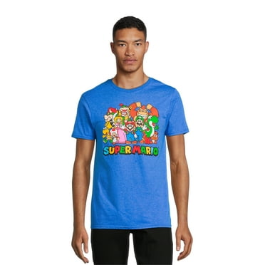 Super Mario Bros Mario Group Men’s & Big Men’s Licensed Graphic T-Shirt, Sizes S-3XL