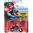 thumbnail image 1 of Super Mario Bros. Mario Kart 8 Riding Bike Action Figure, 2.5", 1 of 1