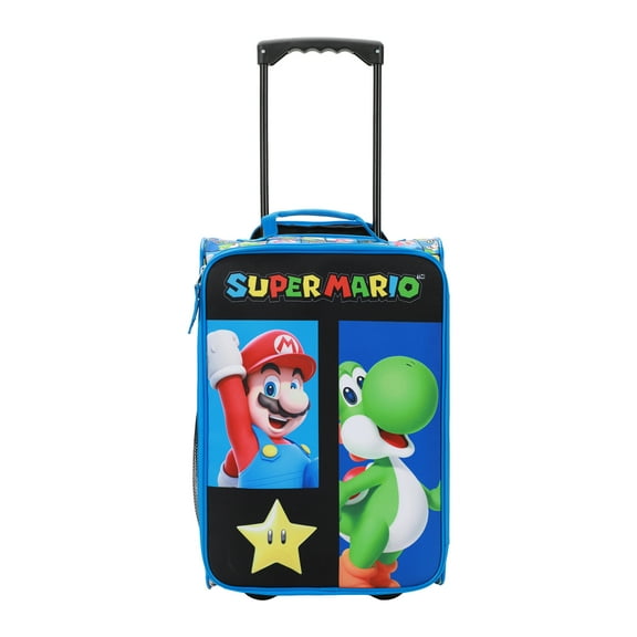 Super Mario Bros Mario & Yoshi Blue 18in Pilot Case