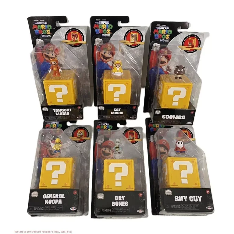 Super Mario Bros Movie 1” Mini Micro Figures - Lot of 6