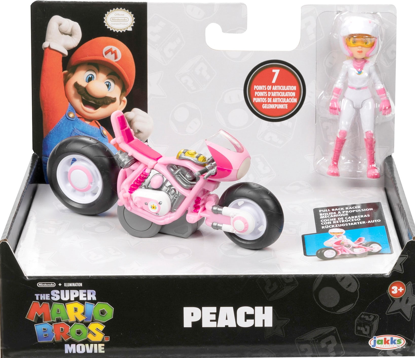  Super Mario Nintendo 4 Figure 2 Pack: Mario & Peach : Video  Games