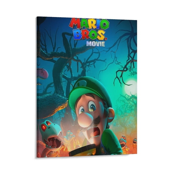 Super Mario Bros. Movie Decorative Painting Canvas Wall Poster Art Picture Painting Hanging Picture Gift Living Room Posters Bedroom Painting Decor