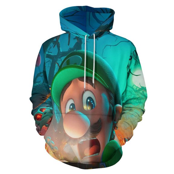 Super Mario Bros. Movie Fashion Sweatshirts Hoodies For Mens And Womens 3D Printing Hoody Pullover Winter Daily Unisex Adult Hooded Clothes With Drawstring And Pocket