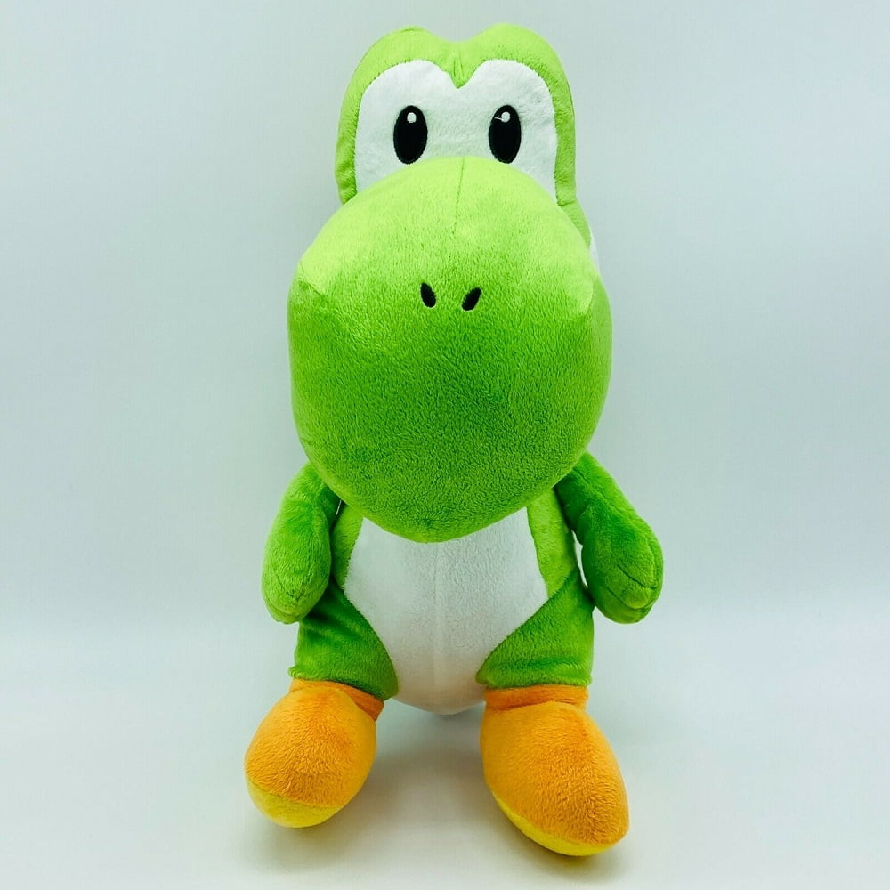 Nintendo Super Mario Bros Yoshi Plush Toy, Green, 16.5-inch Nintendo Super Mario Bros Yoshi Plush Toy, Green, 16.5-inch