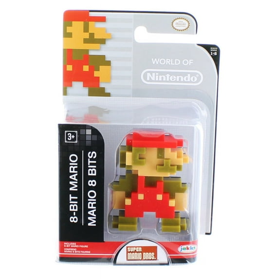 Super Mario Bros. Series 6 Nintendo 2.5" Mini Figure 8 Bit Mario