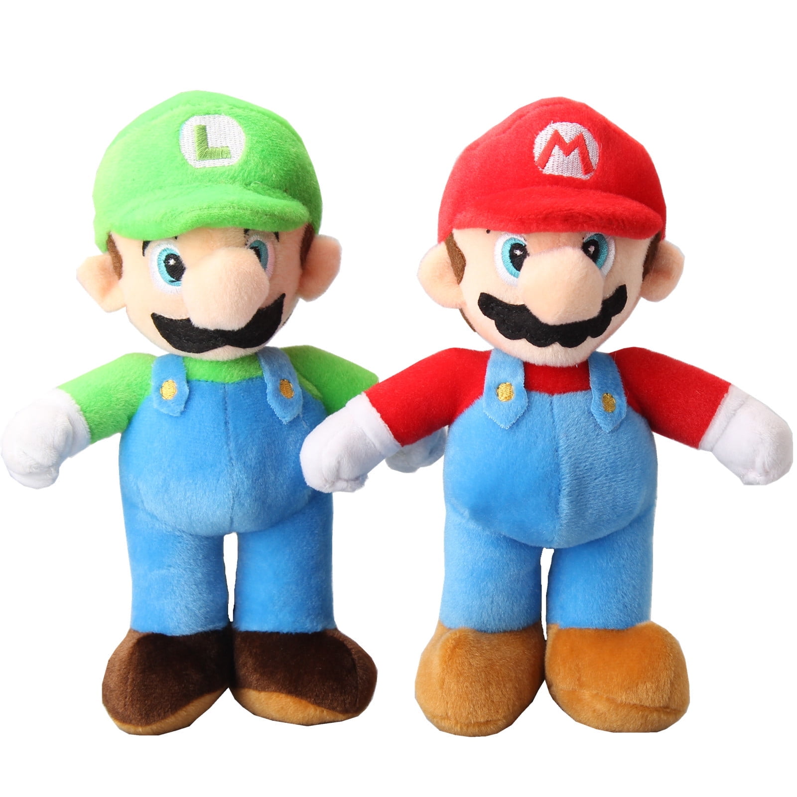 Super Mario Bros. Standing Mario & Luigi Plush 10'' Set of 2 pcs ...