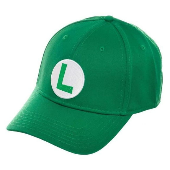 Super Mario Bros Super Mario Bros Luigi Flex Fit Green Men Hat