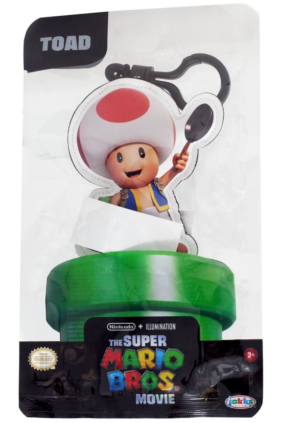 Super Mario Bros. The Movie Toad Plush Hanger