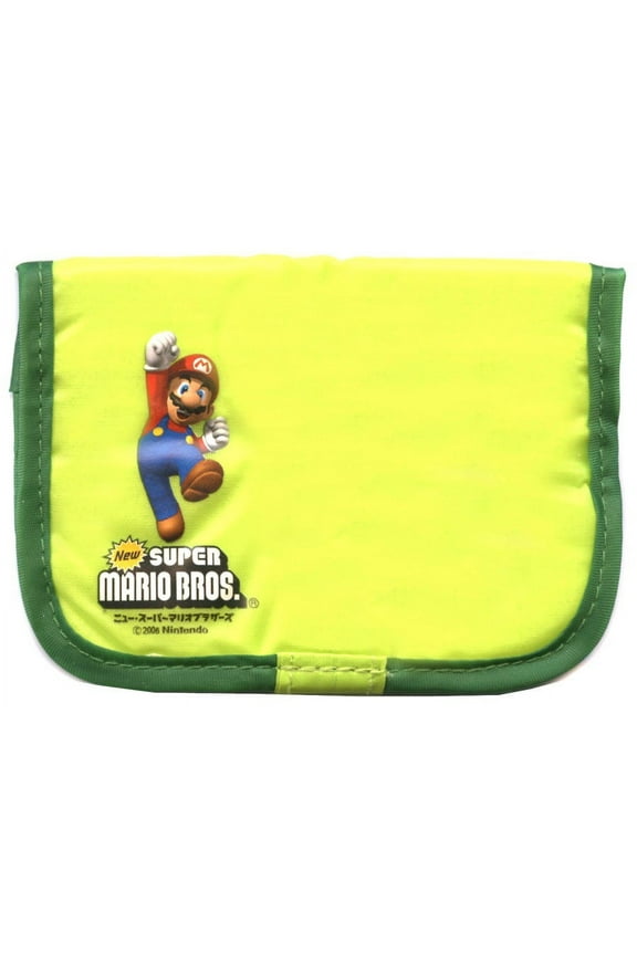 Super Mario Bros Thin Wallet (Green & Light Green)