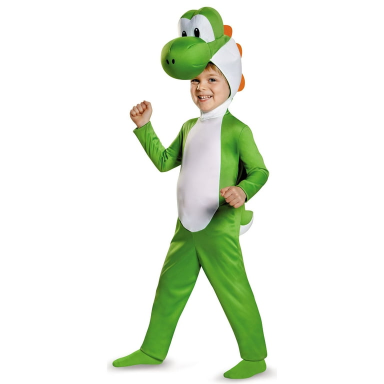 Adult Deluxe Super Mario Bros Green Yoshi Jumpsuit Costume SIZE XL