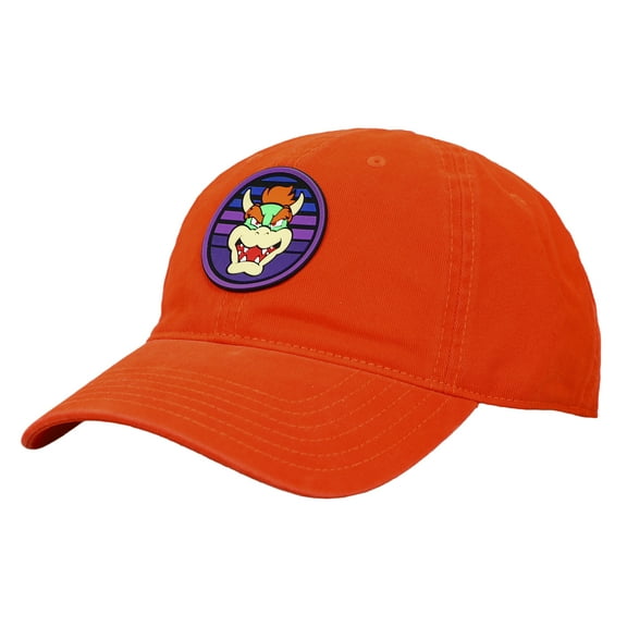 Super Mario Brothers Bowser Orange Traditional Adjustable Hat for Men