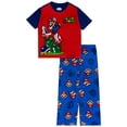 thumbnail image 1 of Super Mario Brothers Boys 2-Piece Short Sleeve Top and Pant Pajama Set, Sizes 4-12, 1 of 3