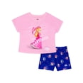 thumbnail image 1 of Super Mario Princess Peach Girls Short Sleeve and Shorts Pajama, 2-Piece, Sizes 4-12, 1 of 5