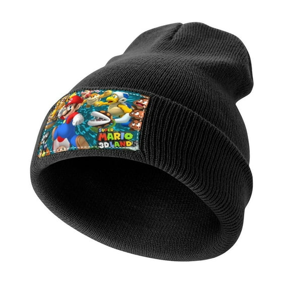 Super Mario Brothers Stretchable Knitted Beanie Hat Daily Winter Thermal Soft Skull Cap Gift For Men Women