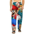 Super Mario Brothers Unisex Pajama Pants Bottoms Daily Cozy Soft Lounge ...