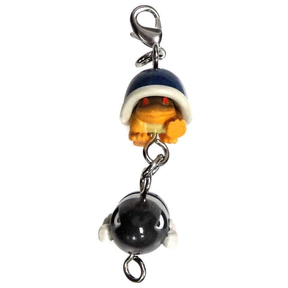 Super Mario Buzzy Beetle & Bullet Bill Phone Danglers Charm Keychain