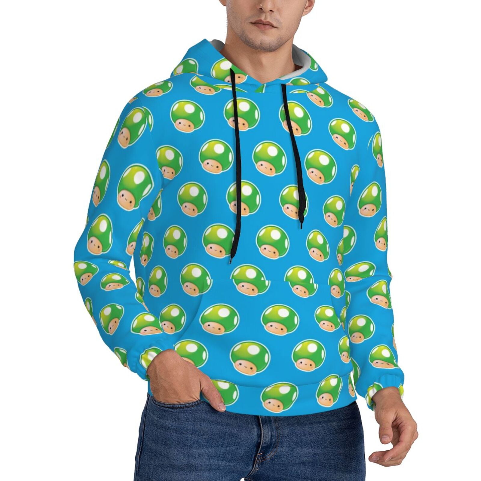 Mousse Black Mario Characters Print Sweatshirt main image 1