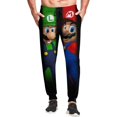 thumbnail image 1 of Super Mario Cartoon Mens Sweatpants Joggers Pants Trousers 3D Novelty Casual Sweatpants With Drawstring Closed Bottom, 1 of 6