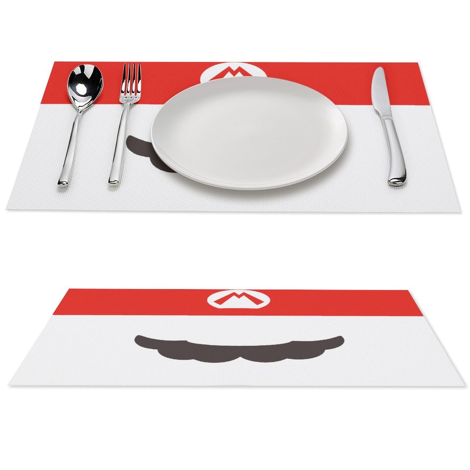 Super Mario Cartoon placemats are suitable for indoor dining table mats ...