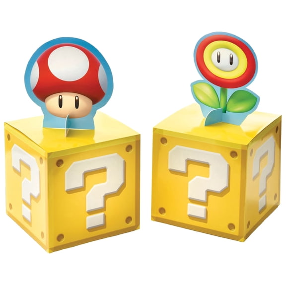 Prime Party Super Mario Birthday Centerpieces