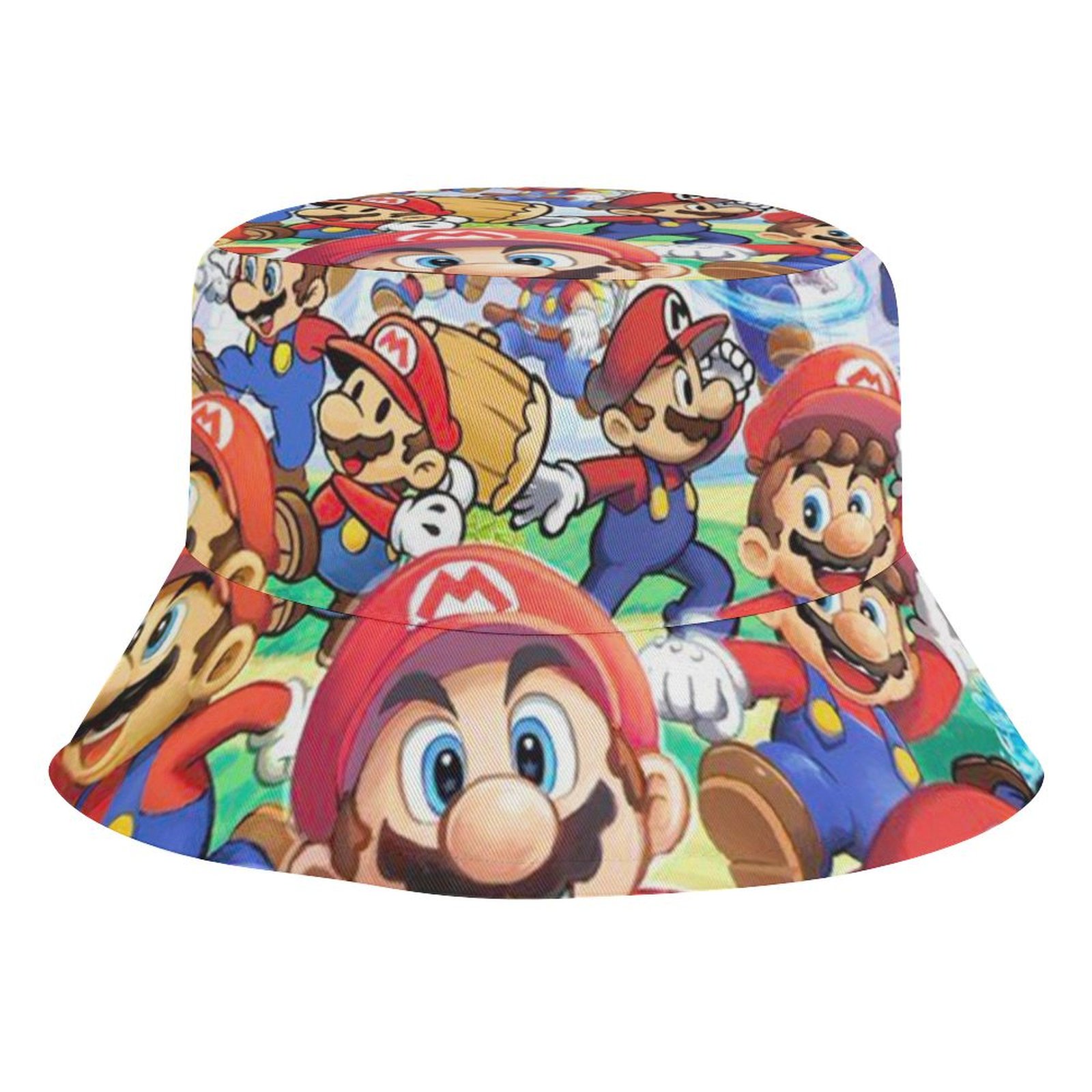 Super Mario Children's beach bucket hat suitable for boys and girls ...