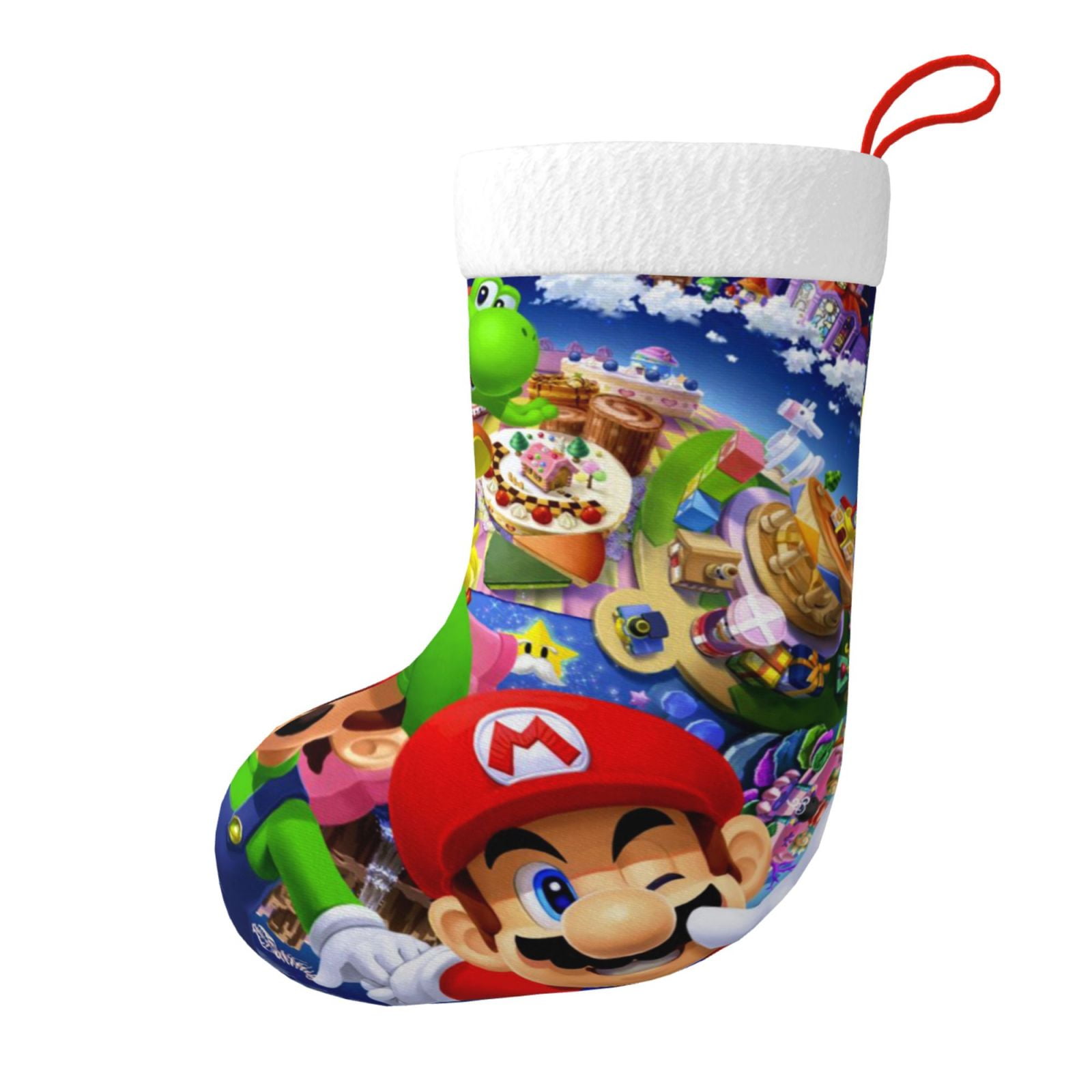 Super Mario Christmas Stockings 17.7'' Xmas Stockings For Kids, Holiday ...