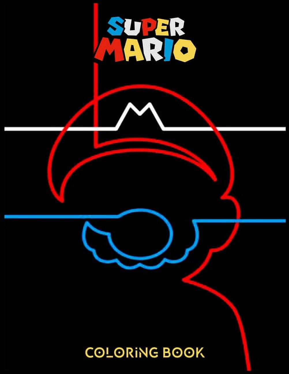Super Mario Coloring Book : 50+ Illustrations Mario Brothers Coloring