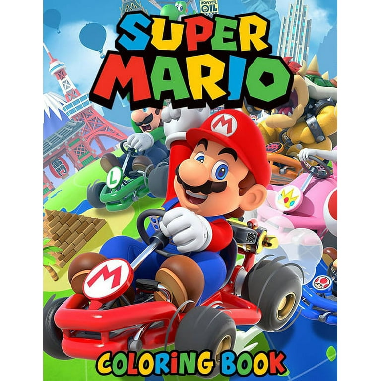 Super Mario Coloring Book : Ideal Gift For Those Who Love Super Mario  (Paperback)
